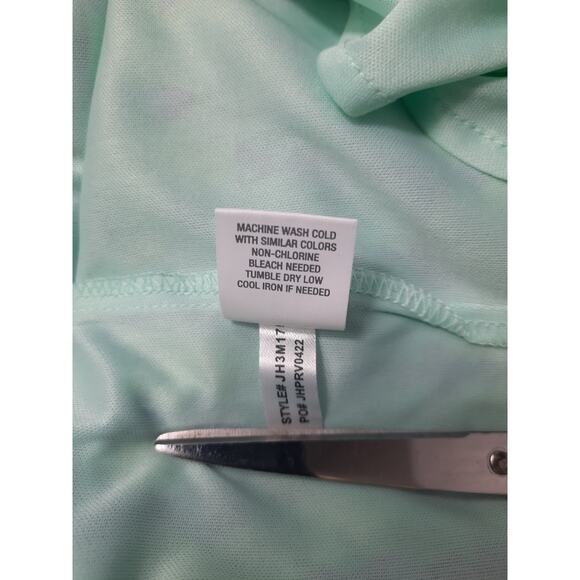 Roz & Ali Green Purple Triangle Shape dress Size 10 - Picture 8 of 9